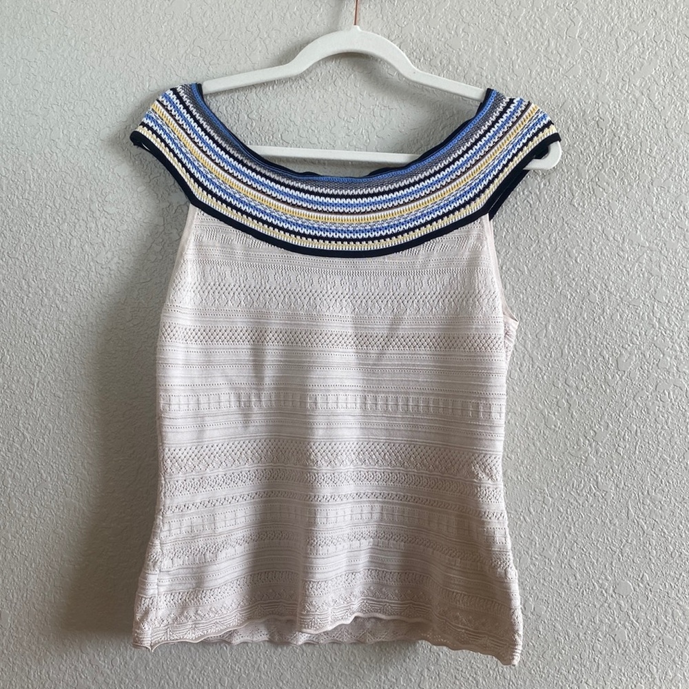 White House Black Market Off-Shoulder Knit Top
